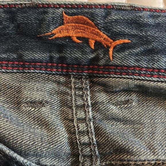 Tommy BAHAMA blue jeans tencel blend Cayman island relaxed 38/32 38 / 32 - Picture 4 of 9